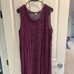 Croft & Barrow® Smocked Challis Dress XXL